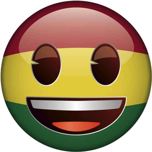 Bolivia Flag Emoji Style PNG