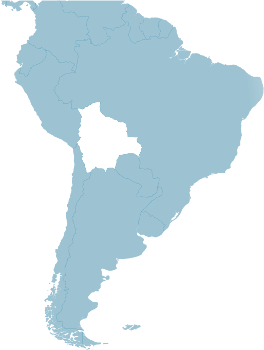Bolivia Outlinedon South America Map PNG