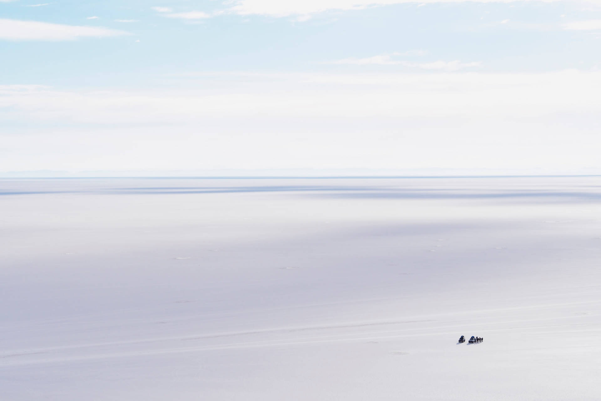Bolivia Uyuni Salt Flats motiv. Wallpaper
