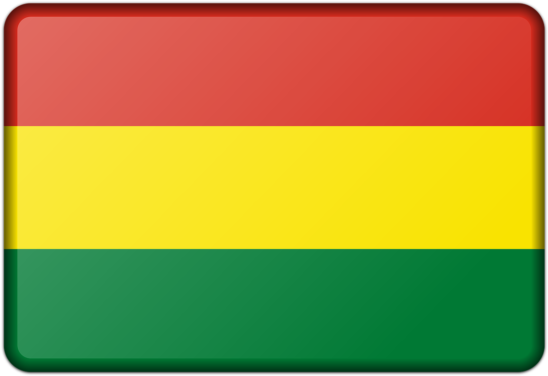 Bolivian Flag Graphic PNG