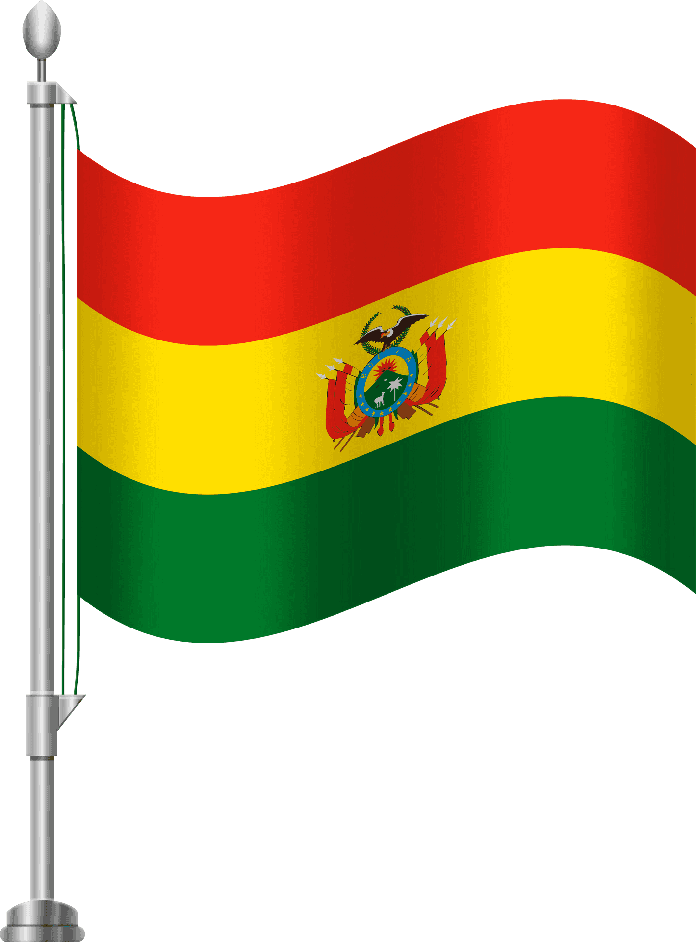 Bolivian Flagon Pole PNG