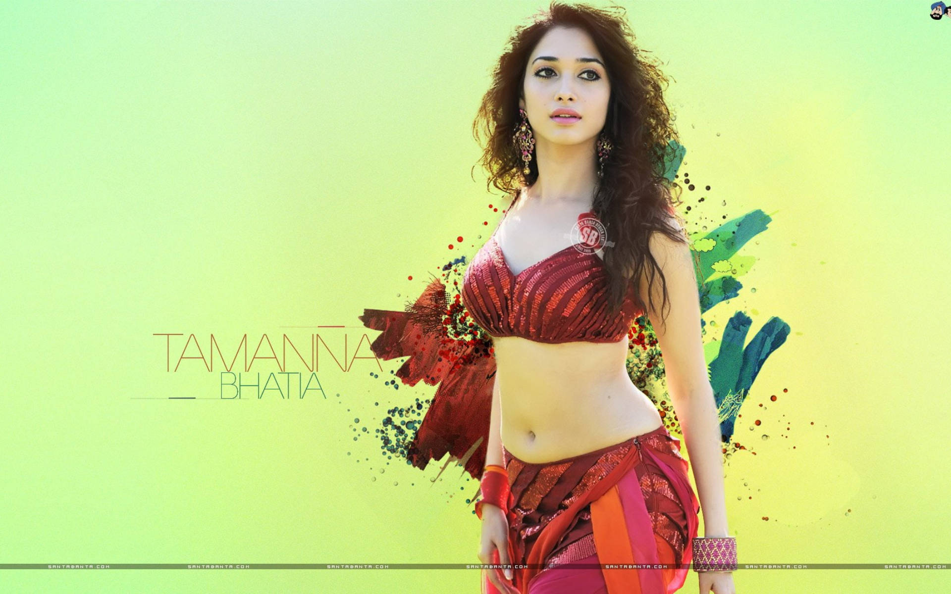 Download Bollywood Tamanna Bhatia Digital Cover Wallpaper 