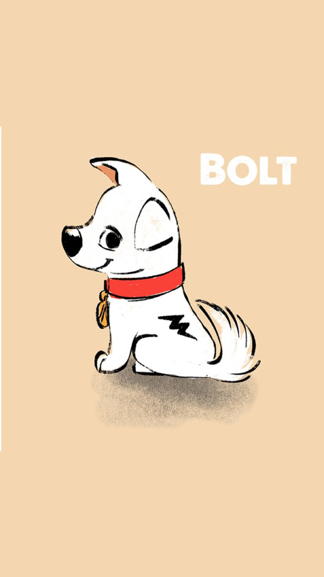 Bolt Cartoon Dog Wallpaper