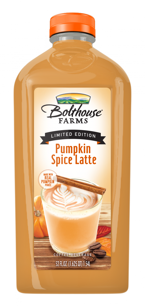 Bolthouse Farms Pumpkin Spice Latte Bottle PNG