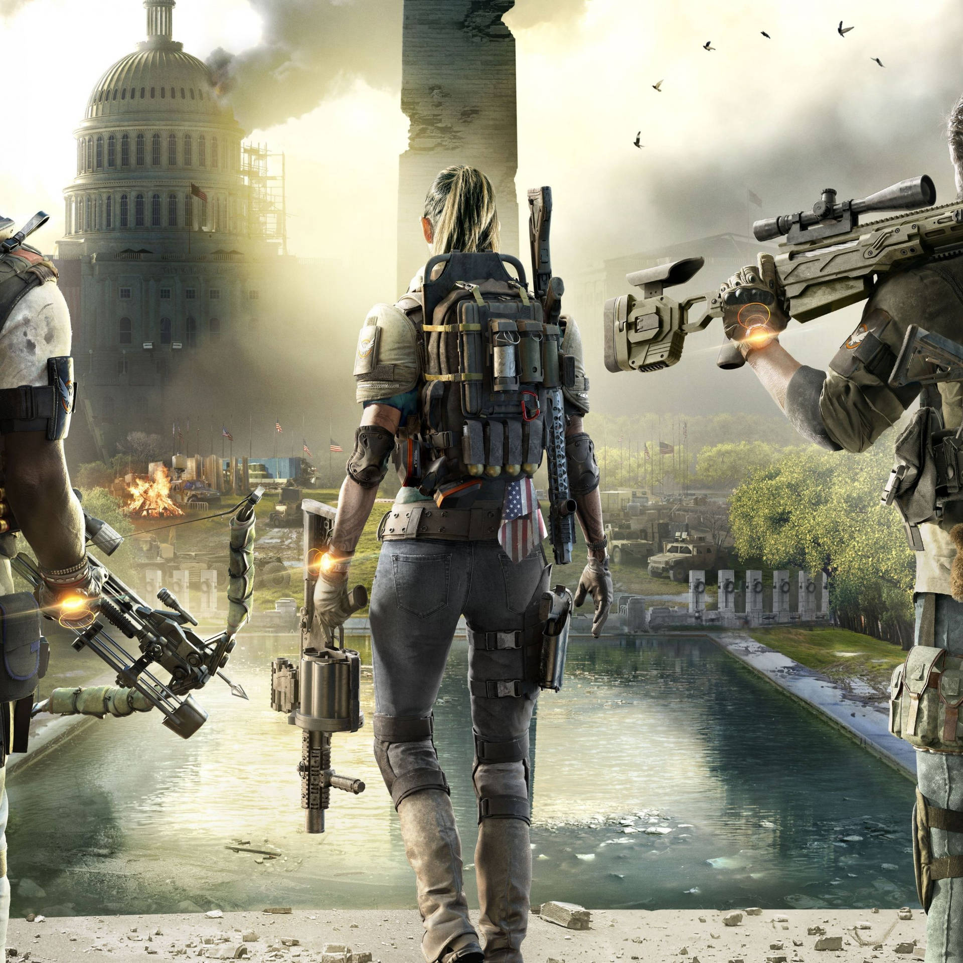 Survive an apocalyptic world in The Division 2 Wallpaper