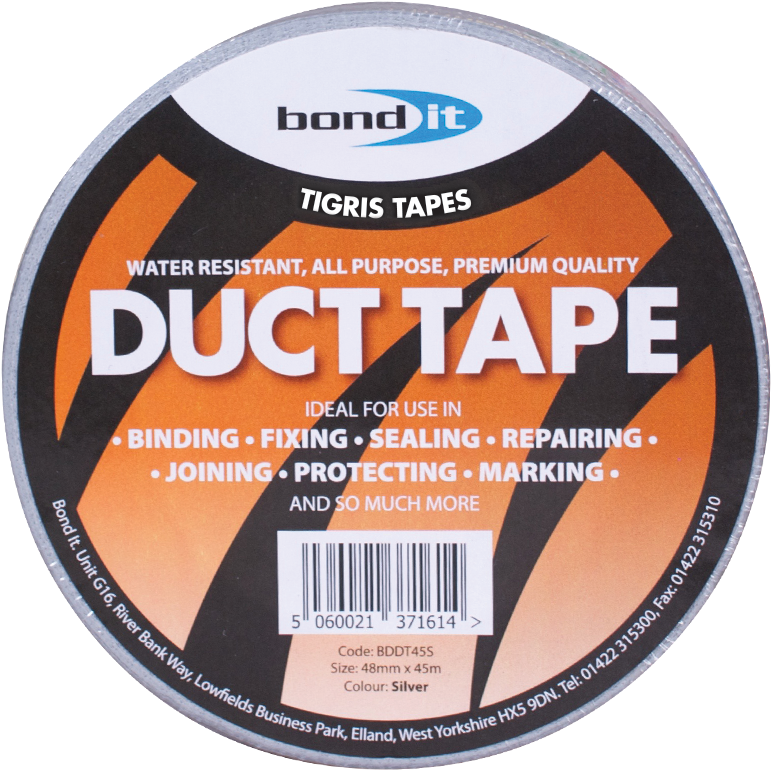 Bond It Tigris Tapes Duct Tape Roll PNG