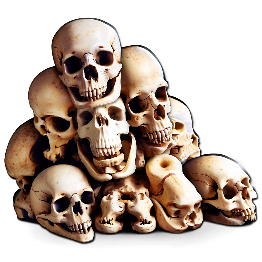 Bone Pile Clipart Png 06132024 PNG