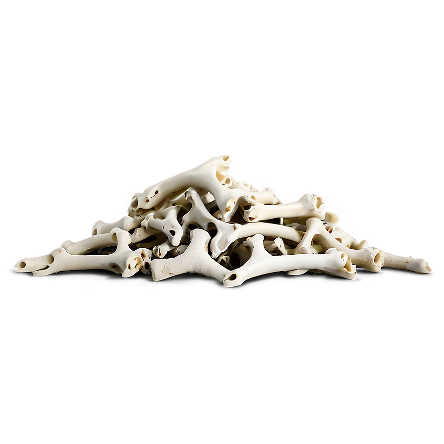 Bone Pile Silhouette Png 06132024 PNG