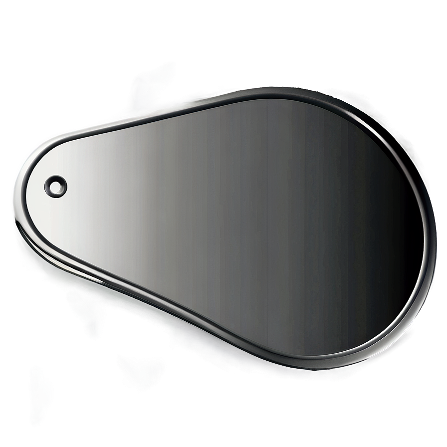 Bone-shaped Dog Tag Graphic Png 06122024 PNG