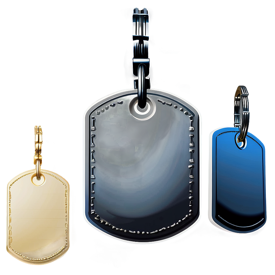 Bone-shaped Dog Tag Graphic Png Dmg56 PNG