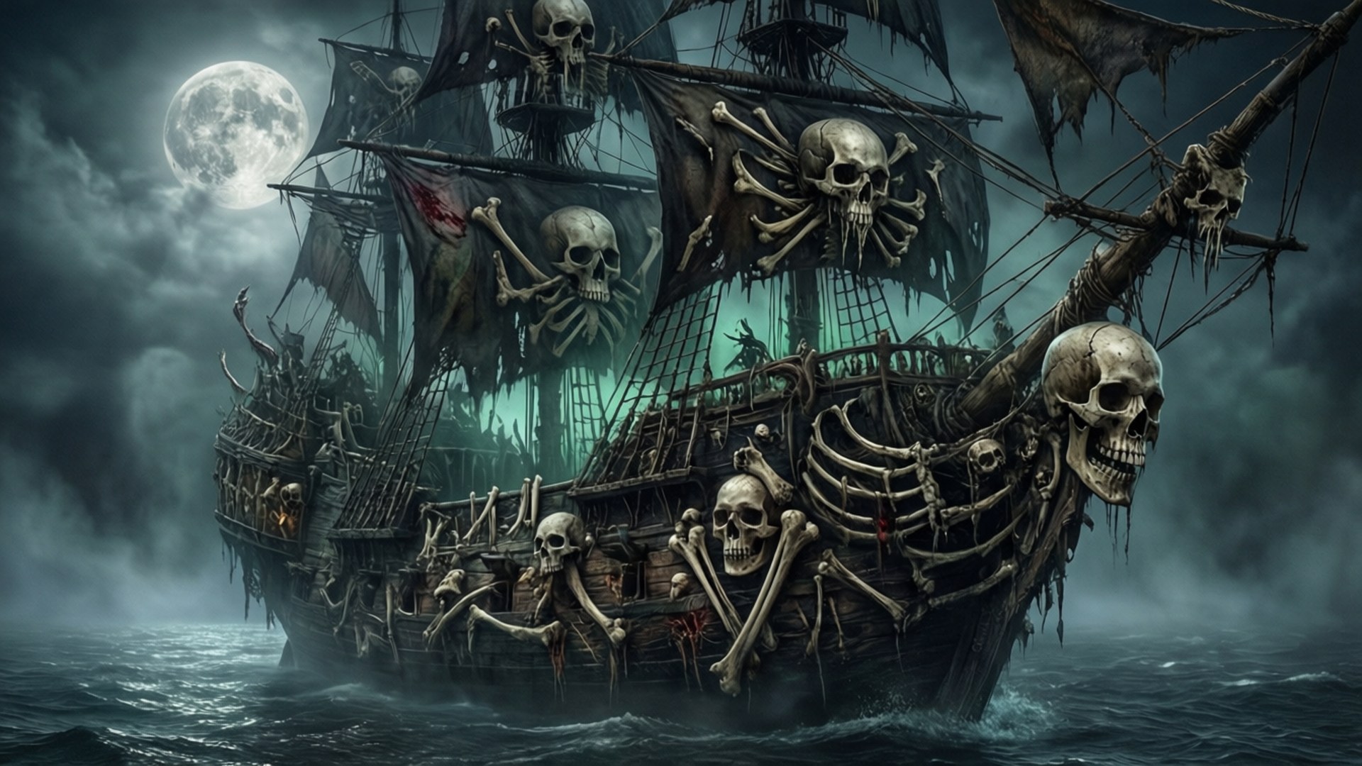 Bone Ship Bakgrundsbilder