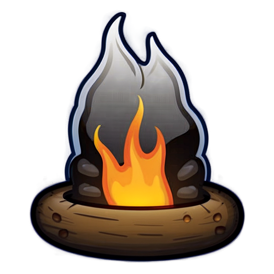 Download Bonfire Emoji Graphic Png Wfg84 | Wallpapers.com