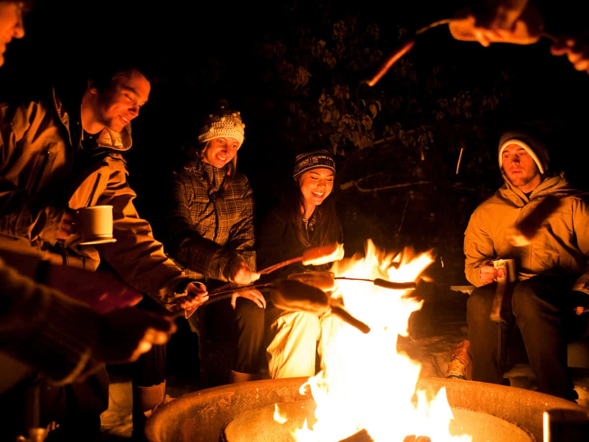 Fire up the night with a bonfire and friends!