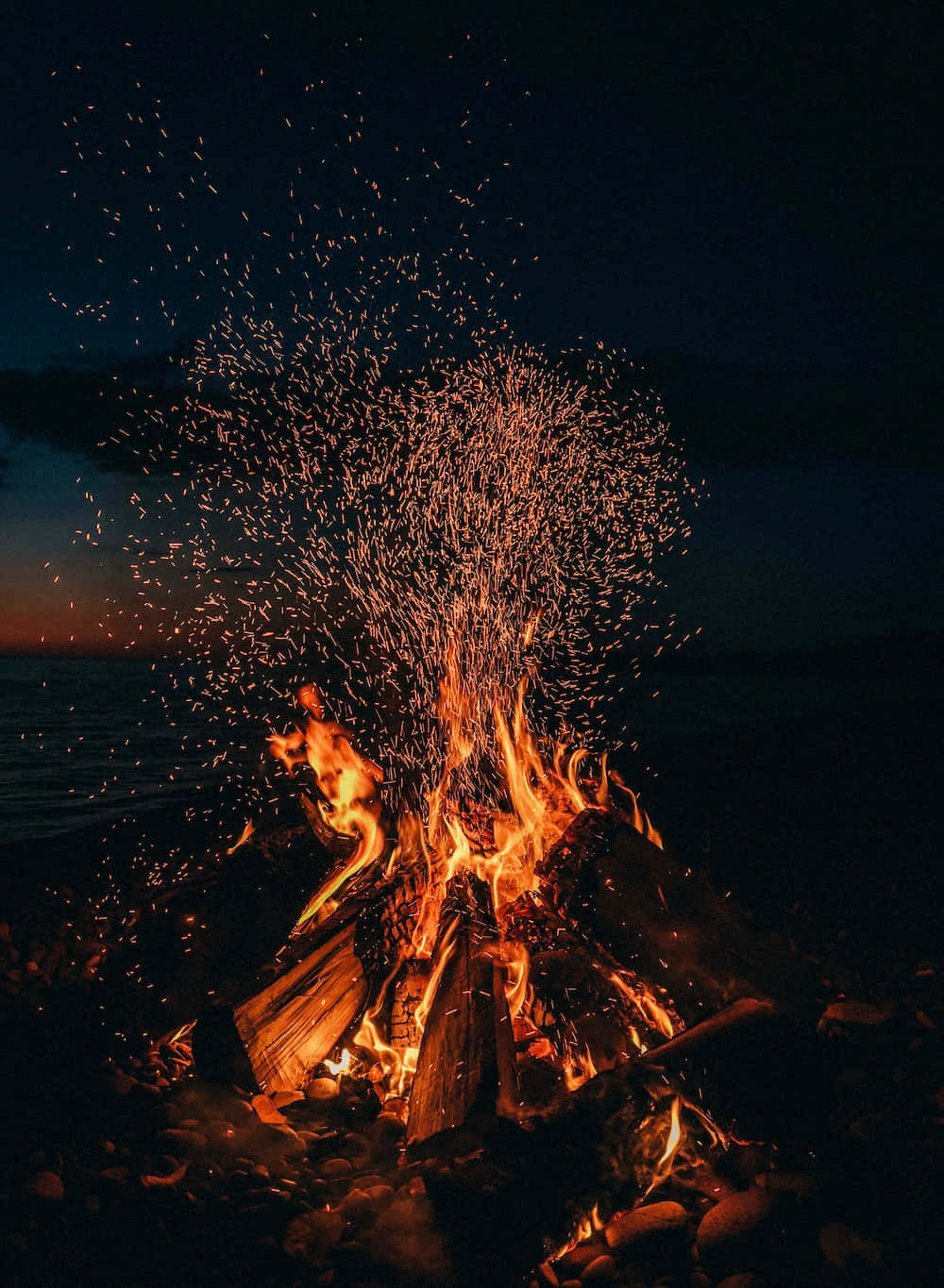 Unforgettable memories are made around a campfire with friends.