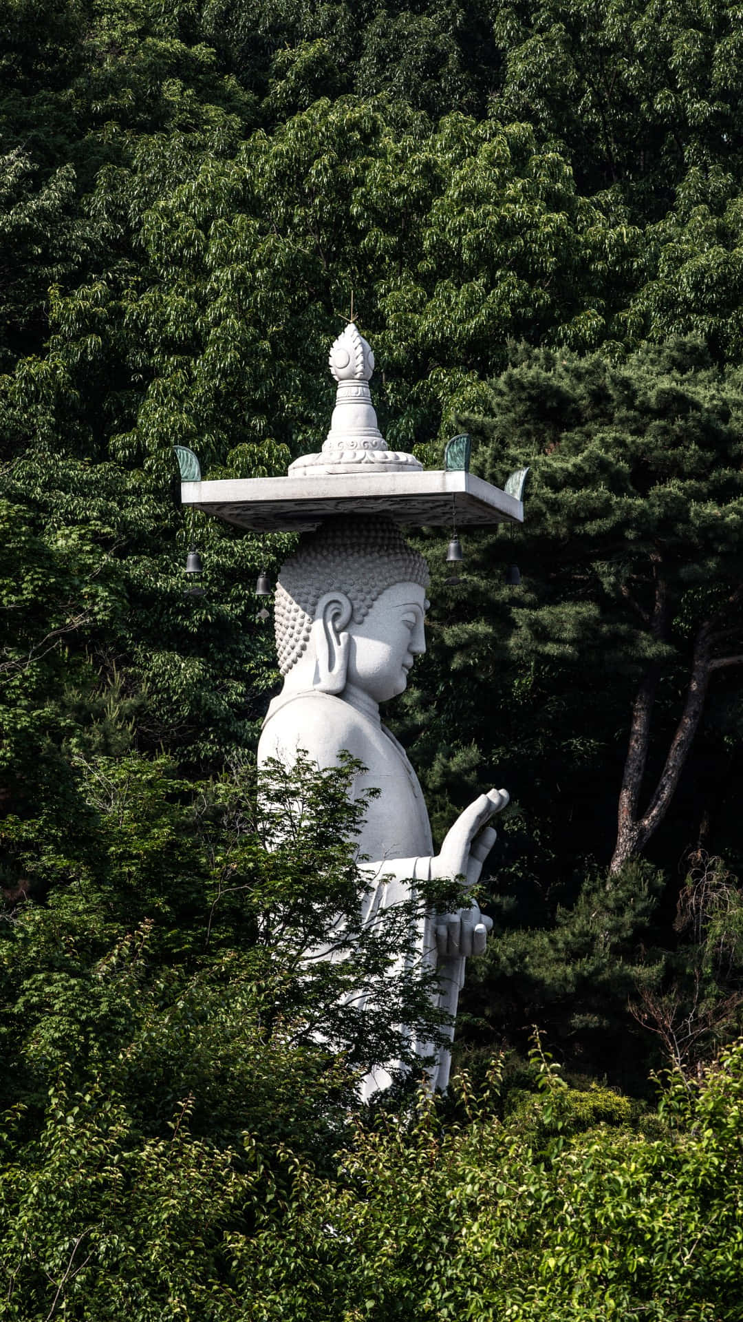 Bongeunsa Temple Giant Buddha Statue Wallpaper