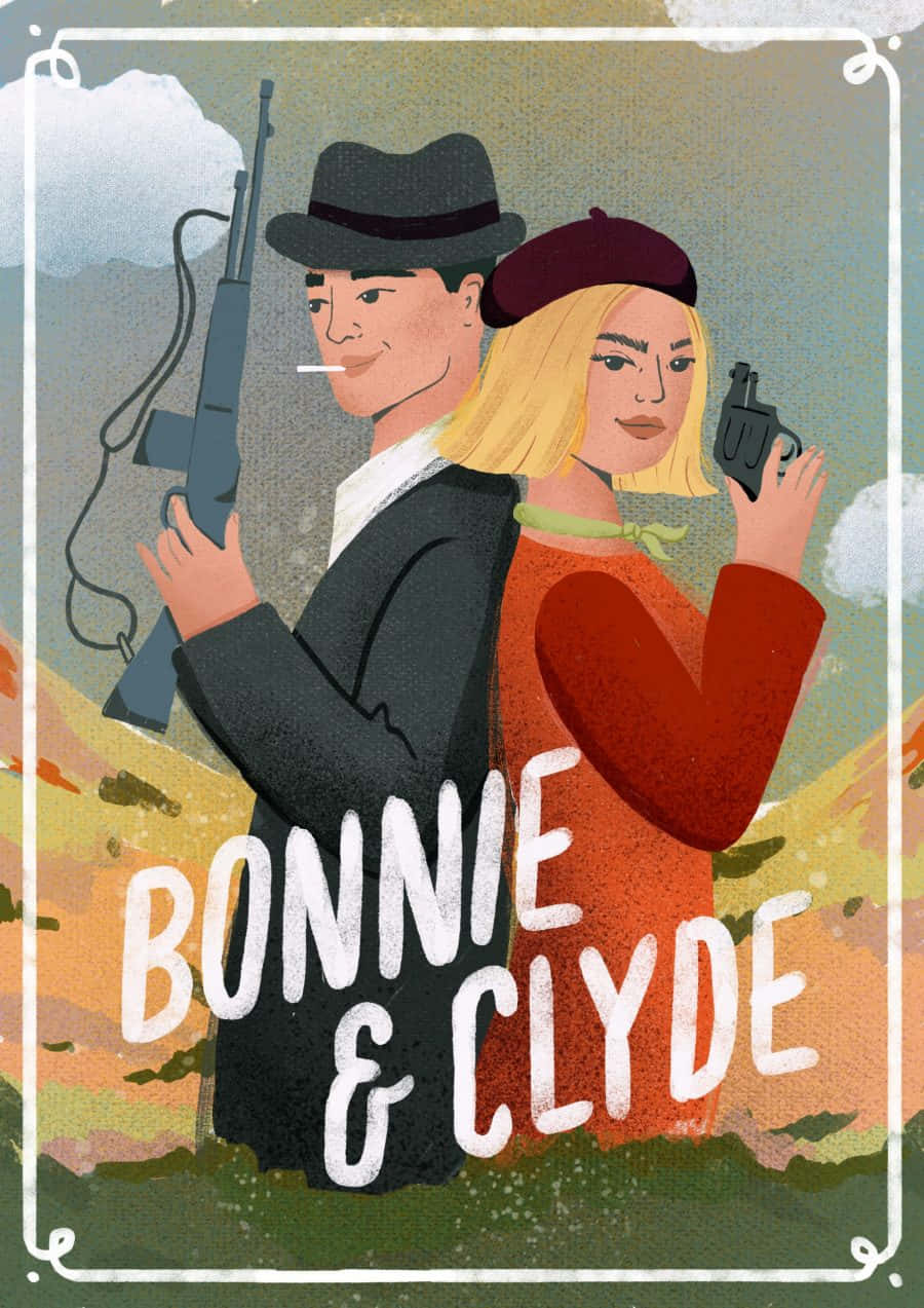 Bonnie And Clyde - A Comic Book Cover
