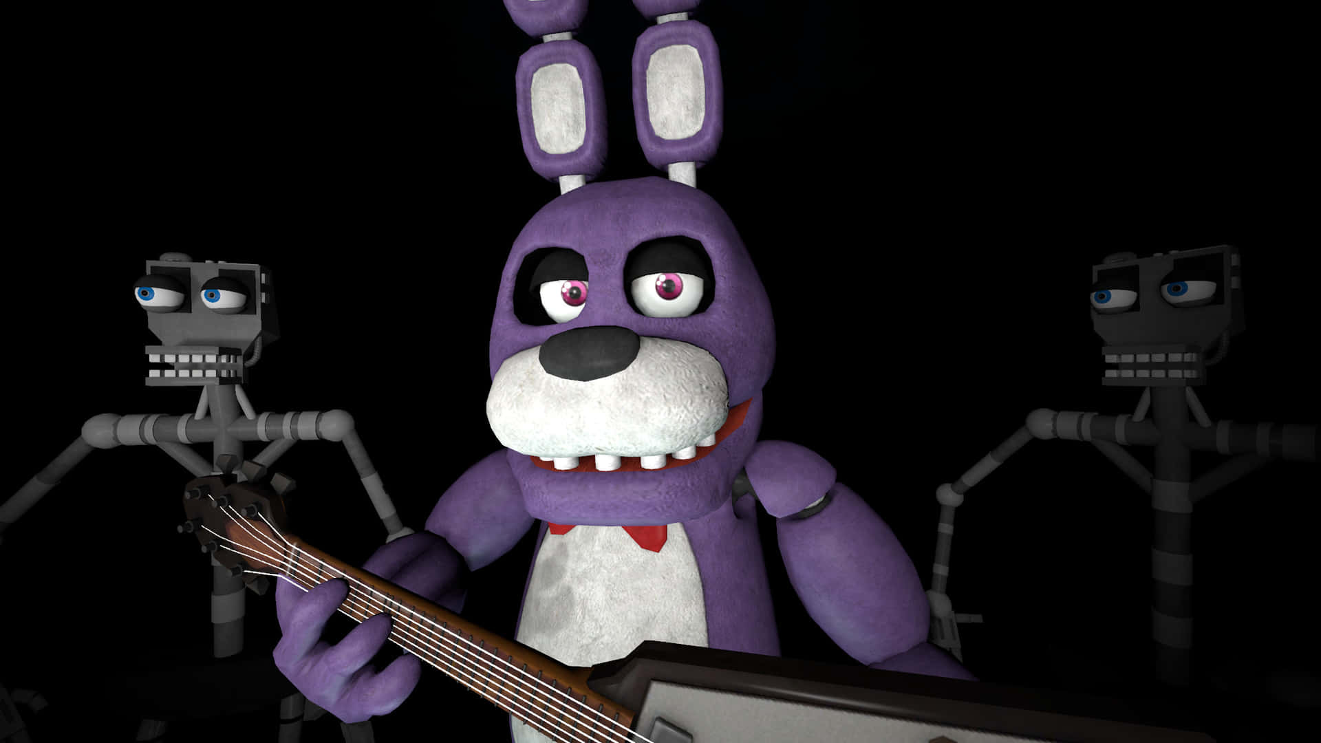Caption: The Enigmatic Bonnie the Bunny in Action Wallpaper