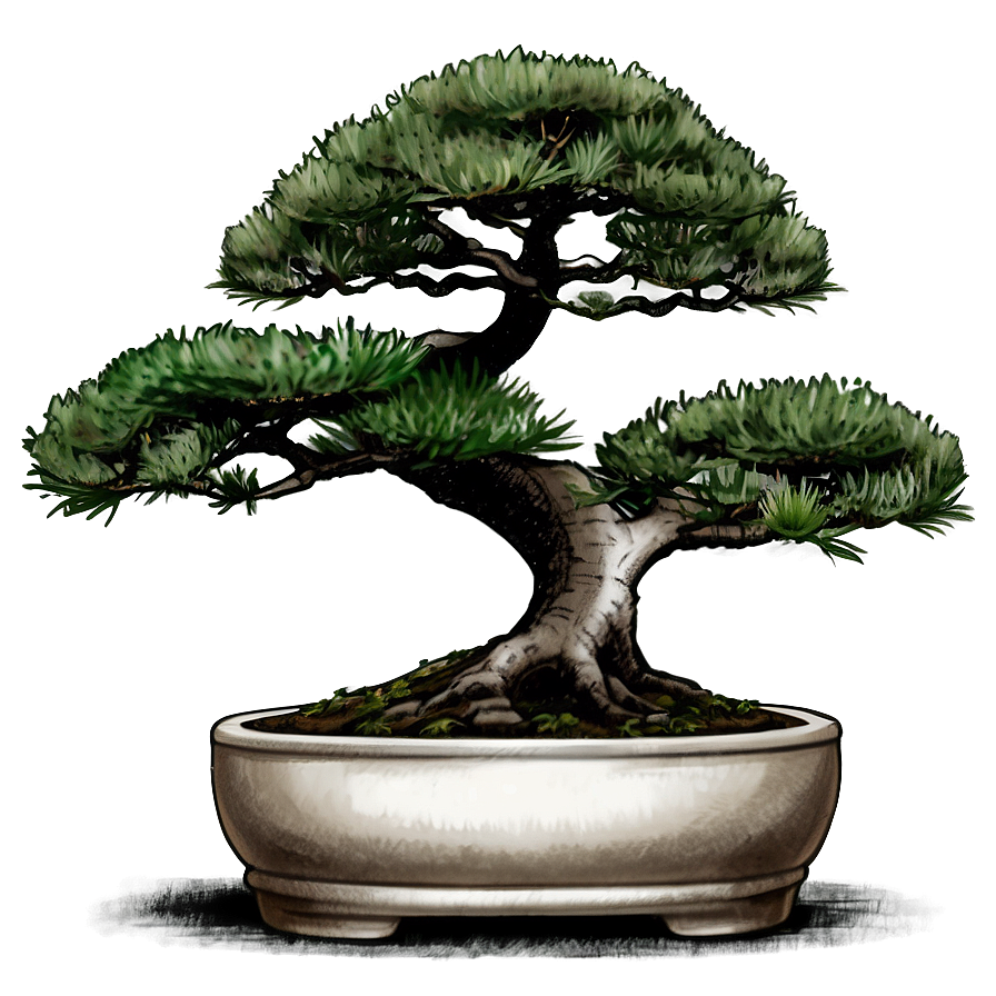 Bonsai Tree Sketch Png Uxh58 PNG