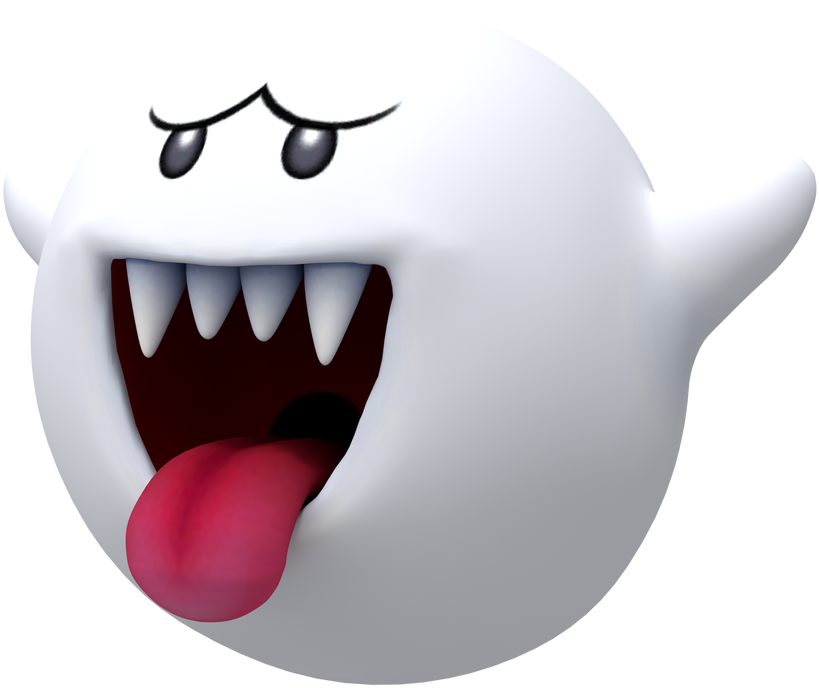 Boo Ghost Character3 D Render PNG