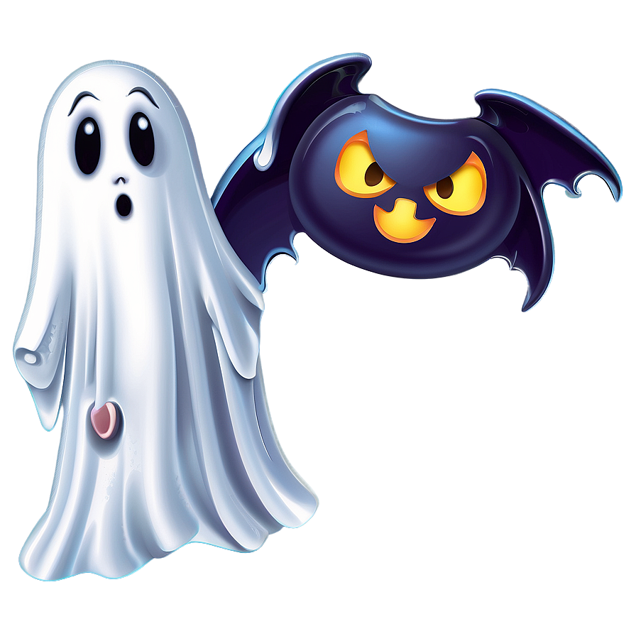 Download Boo Ghost Cute Face Png Fcr9 | Wallpapers.com