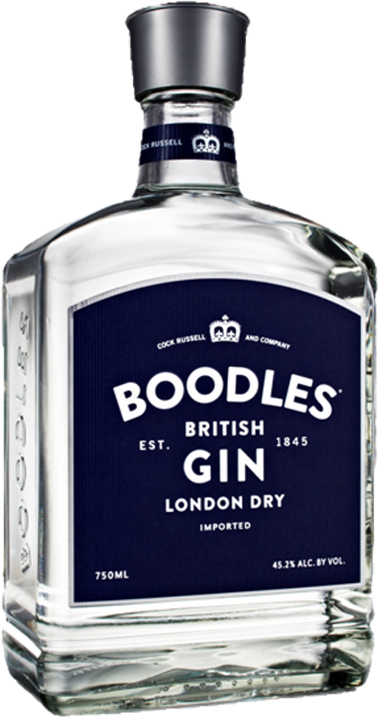 Boodles British Gin Bottle PNG