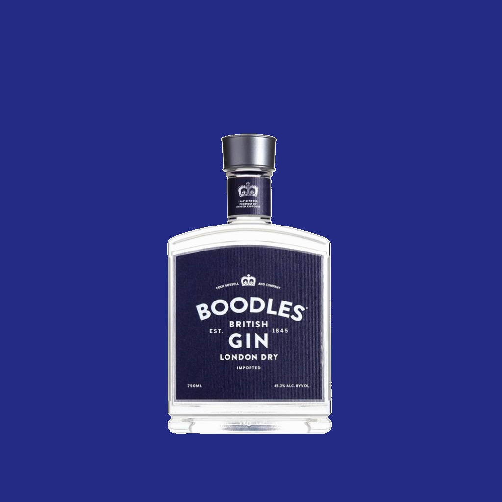 Boodles British Gin In Blue Background Wallpaper