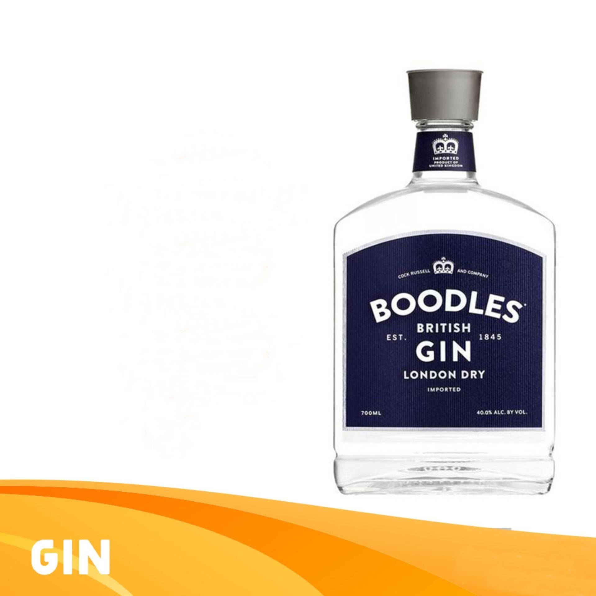 Boodles London Gin Graphic Design Wallpaper