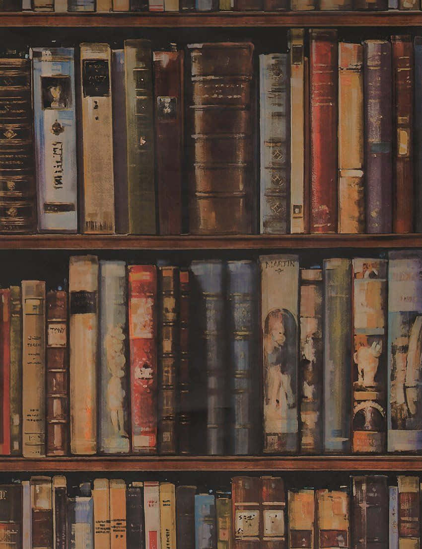 Un'immaginedi Una Libreria Con Molti Libri Su Di Essa