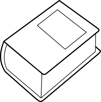 Book Icon Outline PNG