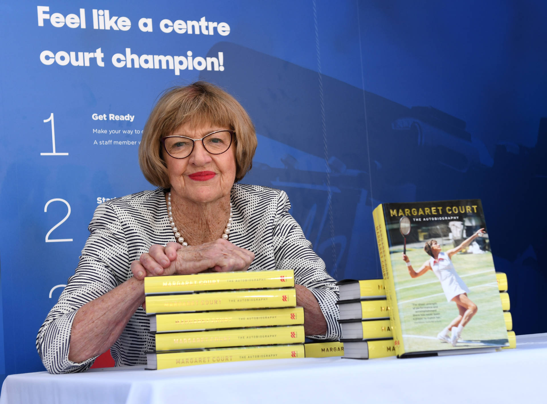 Margaret Court at her Book Launch Event Wallpaper