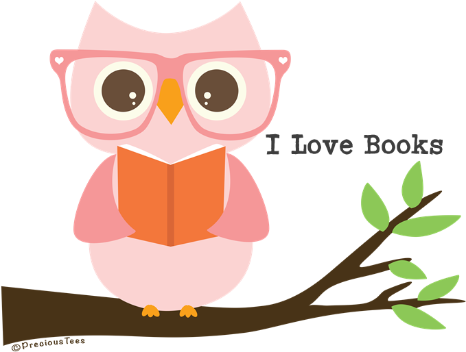 Book Loving Owl Illustration PNG
