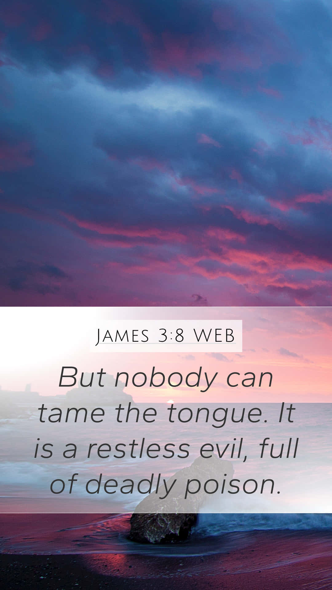 Book Of James Verse About The Restless Tongue Wallpaper