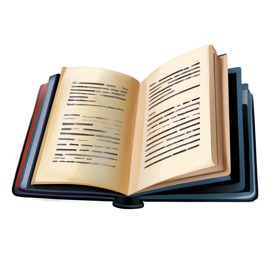 Book Vector A PNG