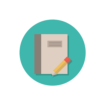 Bookand Pencil Icon PNG