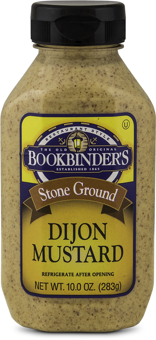 Bookbinders Dijon Mustard Jar PNG