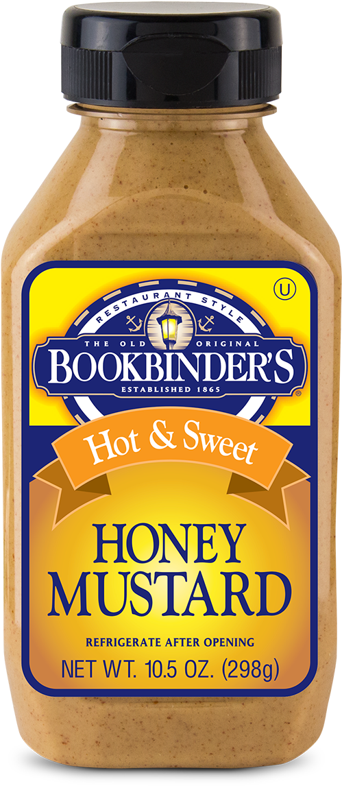 Bookbinders Honey Mustard Bottle PNG