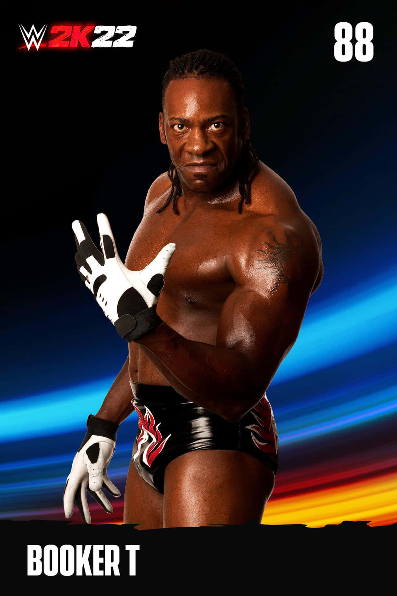 Booker T In WWE 2022 Poster Wallpaper