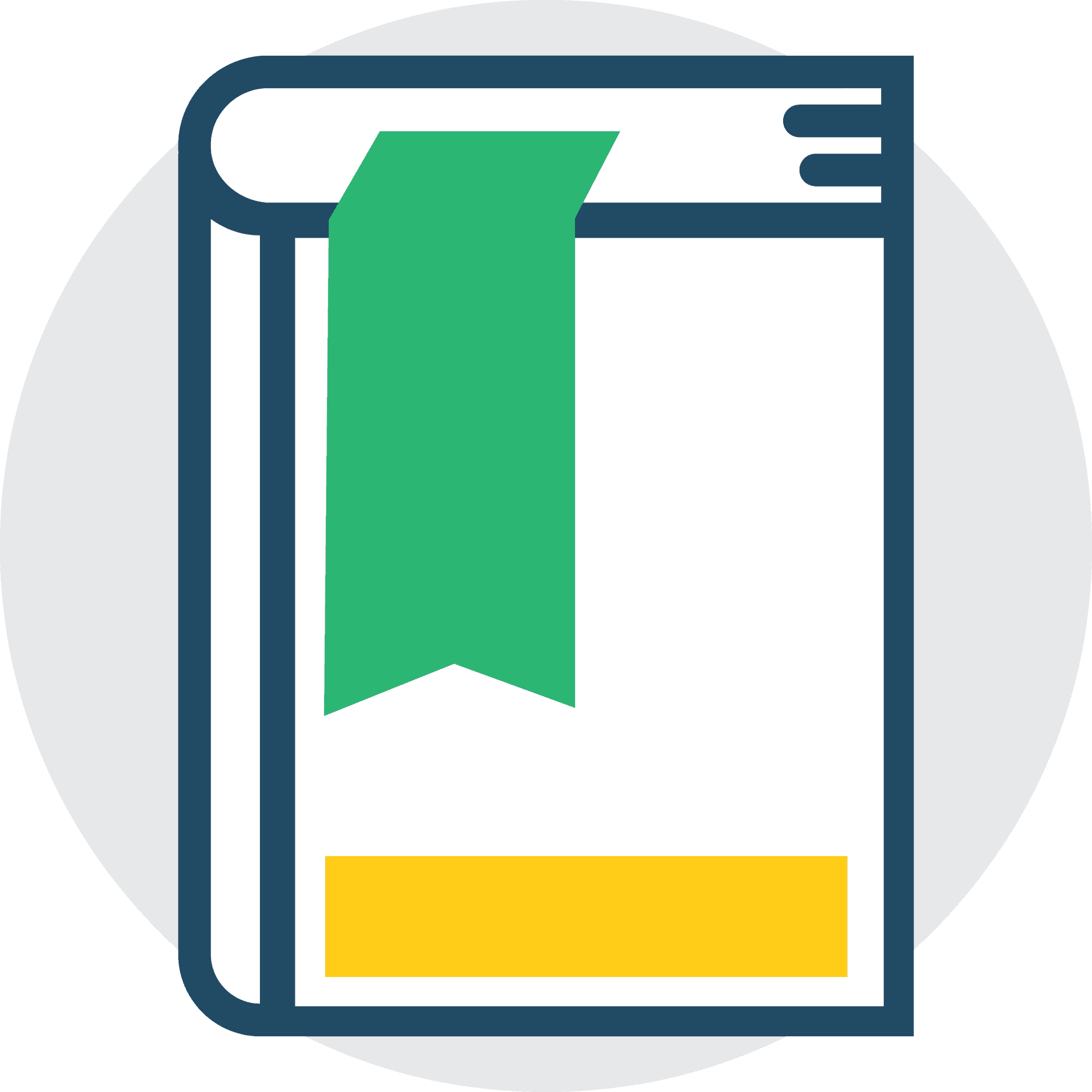 Bookmark Icon Design PNG