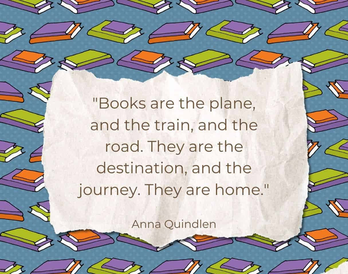 Books As Home Quote Anna Quindlen Wallpaper