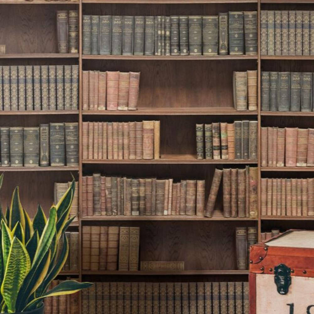 Bookshelf Antique Books Wallpaper