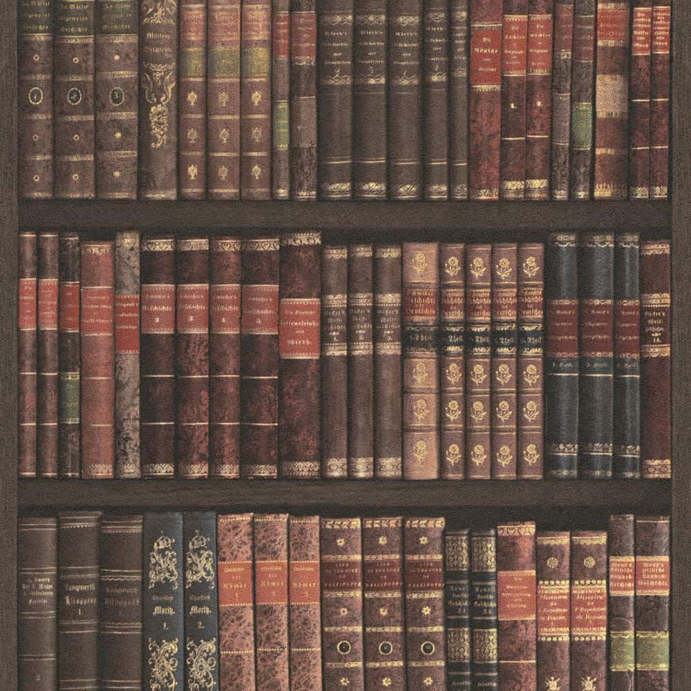 Library Old Historical Bookshelf Background For Desktop Background