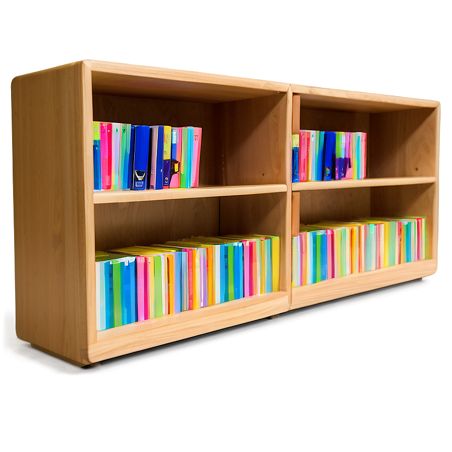 Bookshelf For Nursery Png Bdt10 PNG