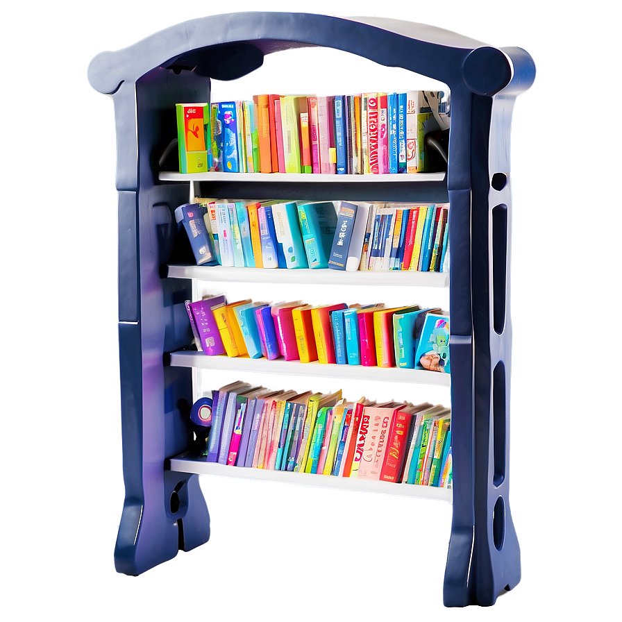 Bookshelf For Nursery Png Myc38 PNG
