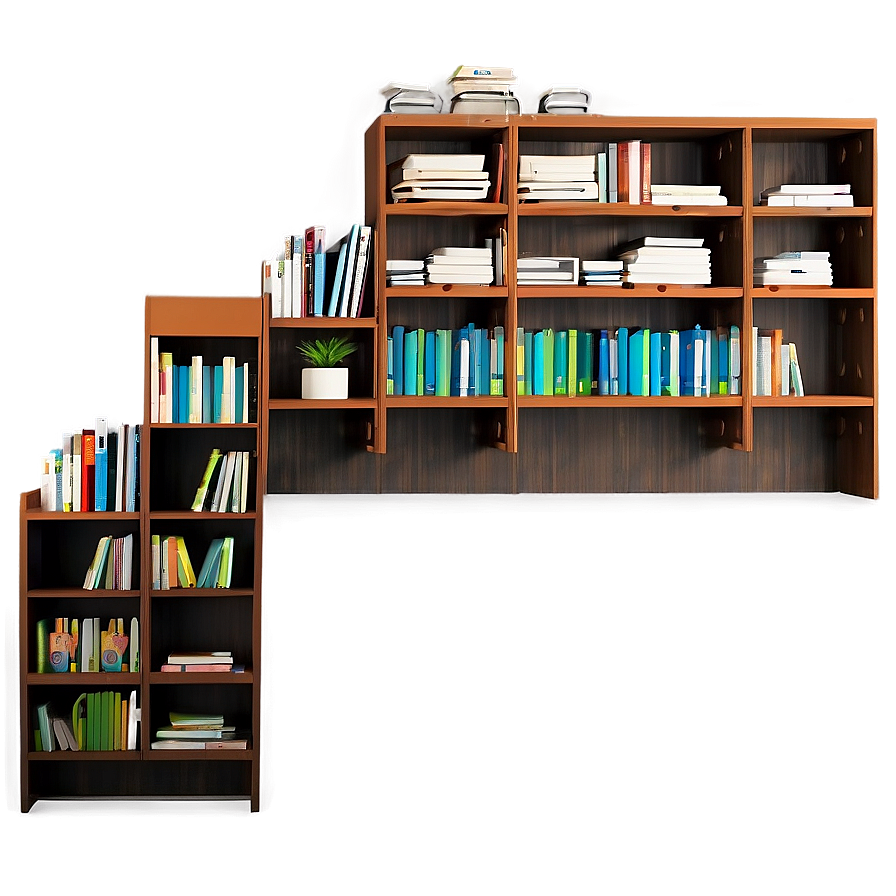 Bookshelf For Small Spaces Png 41 PNG
