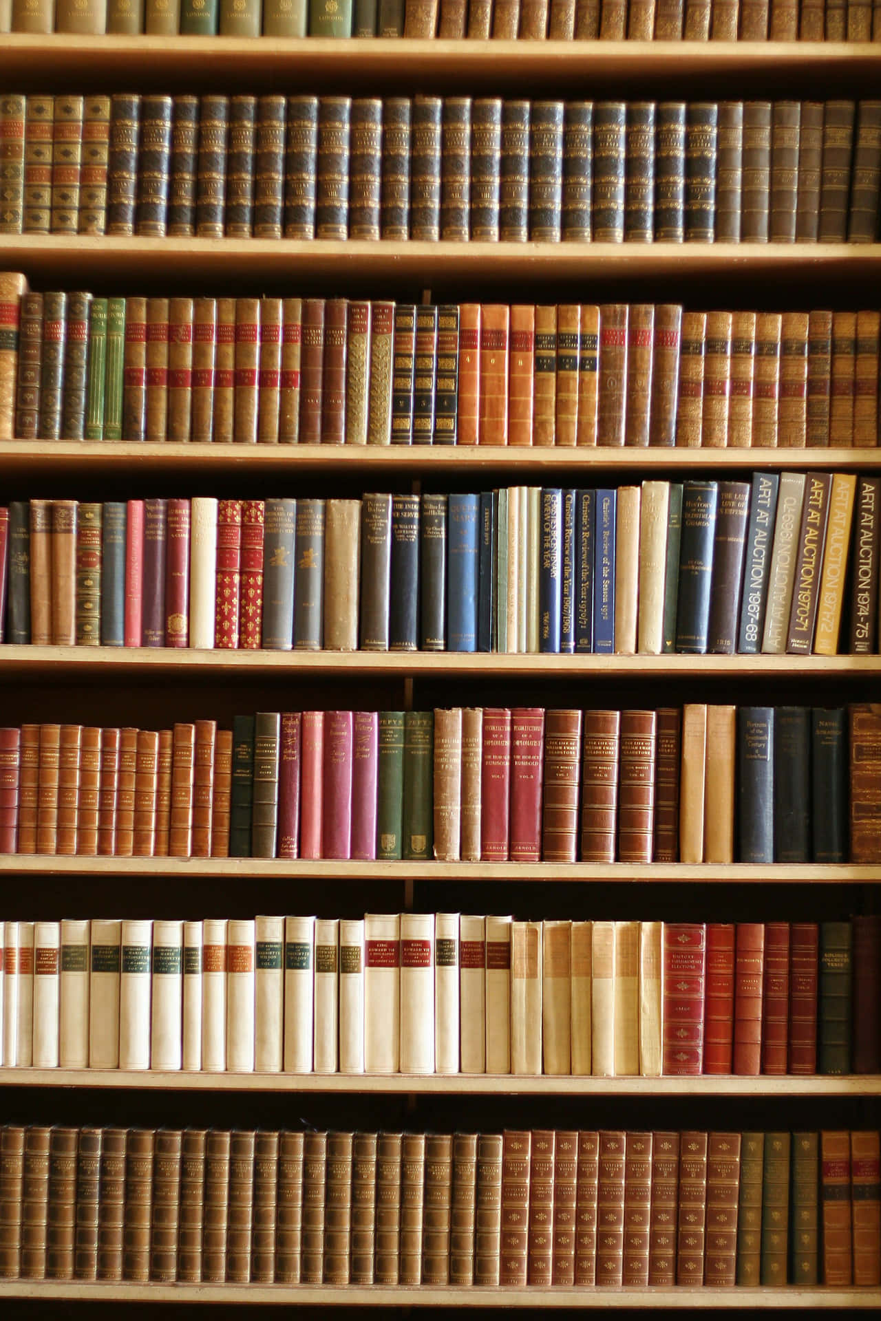 Sfondodi Libreria Spaziosa - Una Ricchezza Di Conoscenza