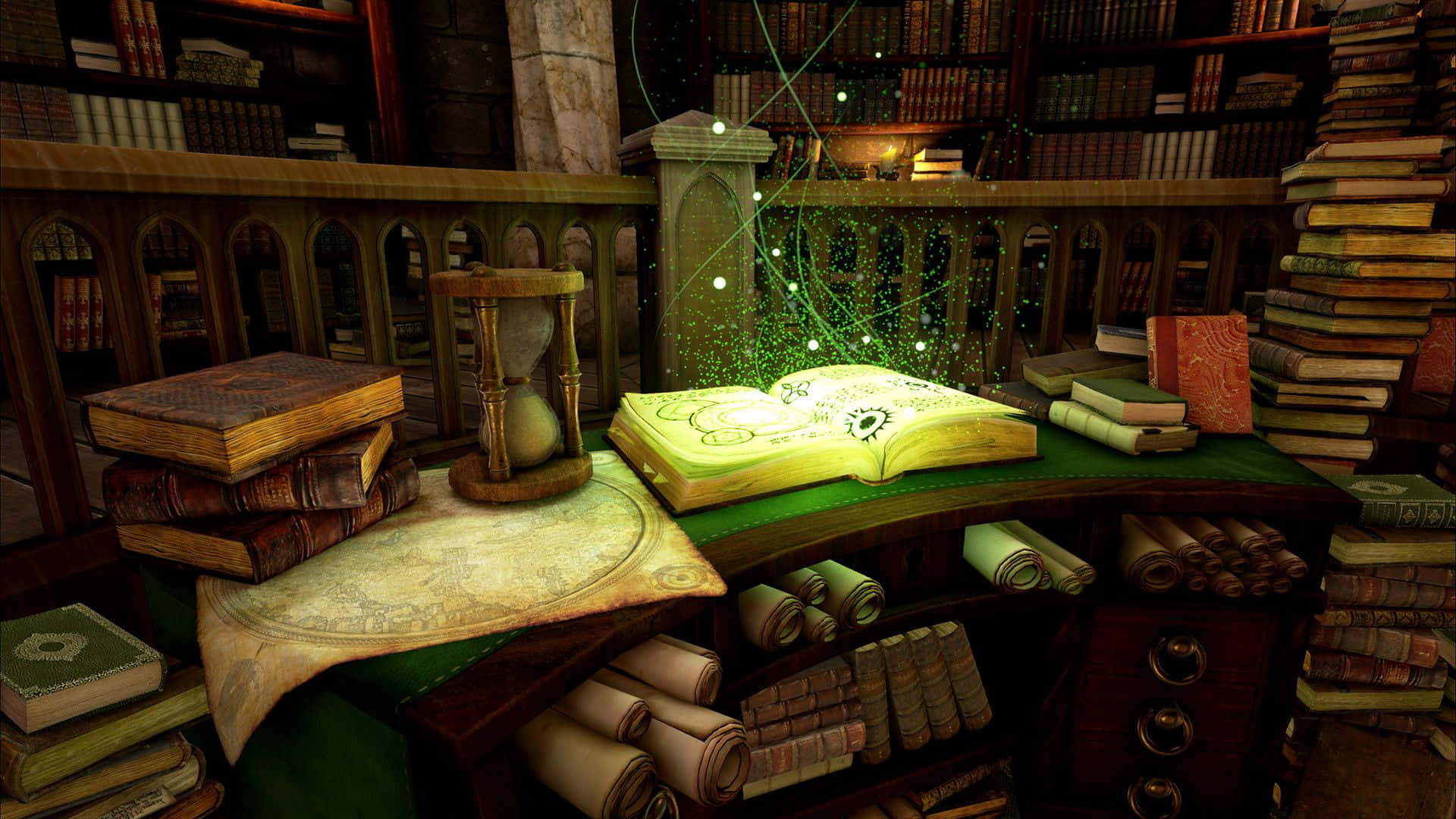 Fantasy Bookshelf Picture