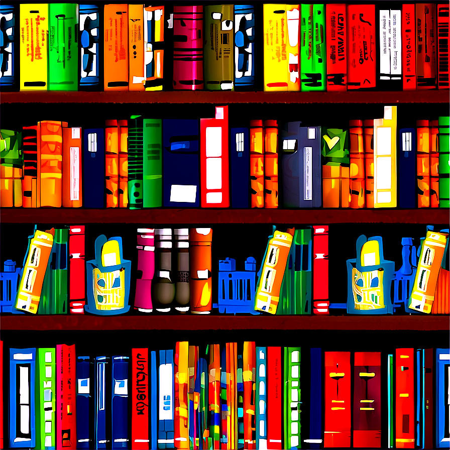 Bookshelf Vector Graphic Png Dgk PNG