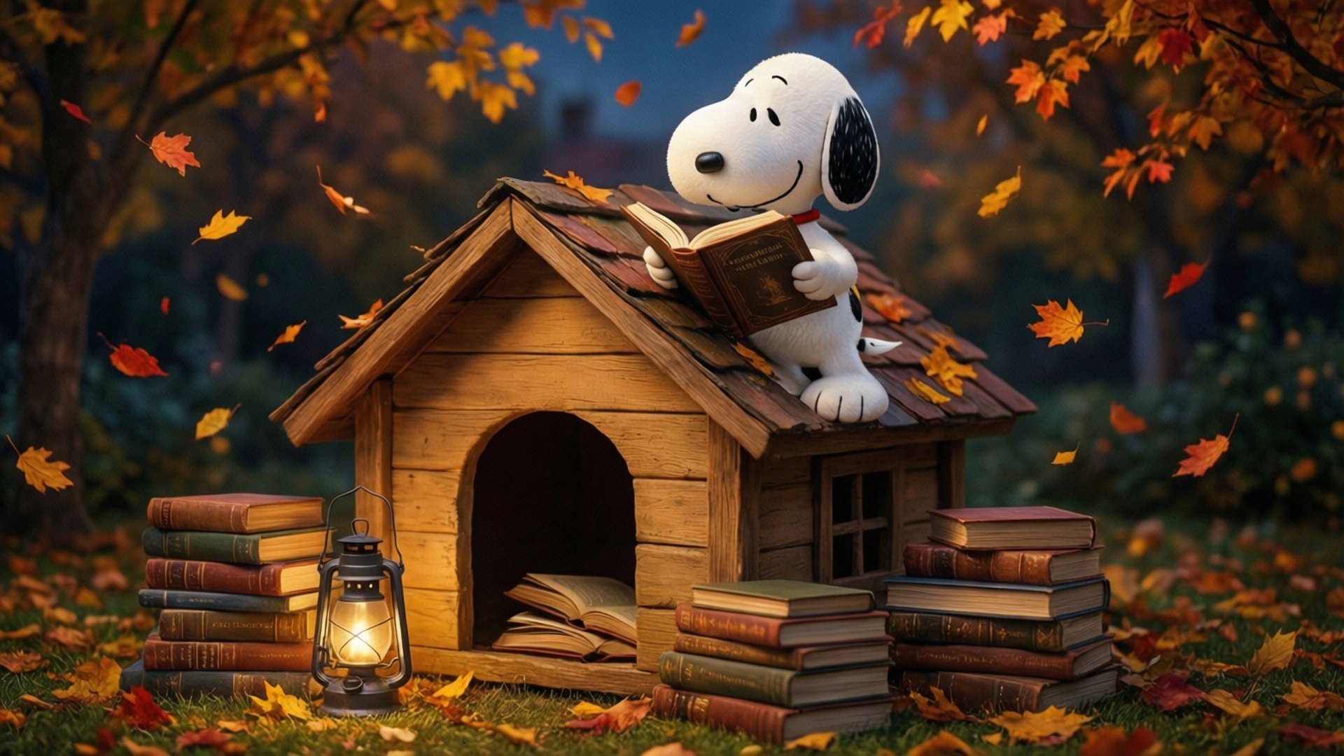 Snoopy Topo di Biblioteca Sfondi