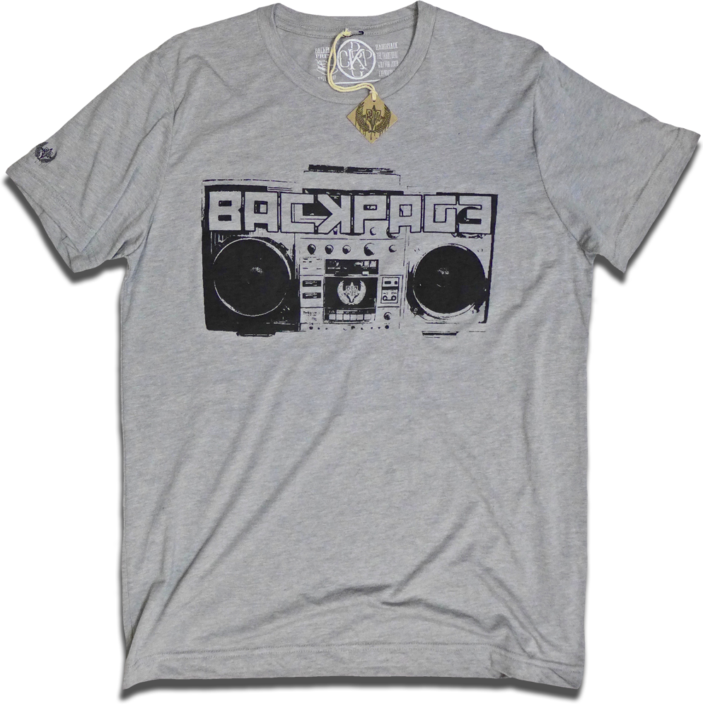 Boombox Graphic T Shirt Design PNG
