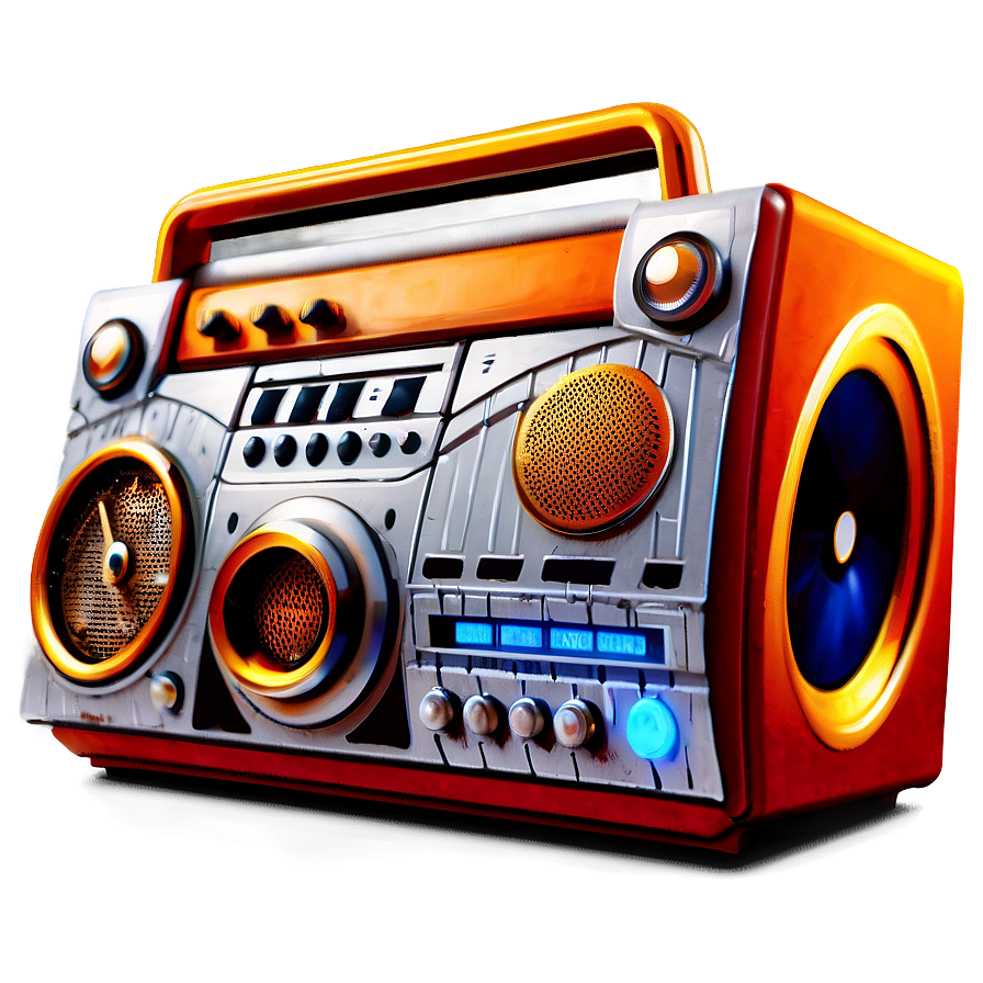 Boombox With Alarm Clock Png 79 PNG